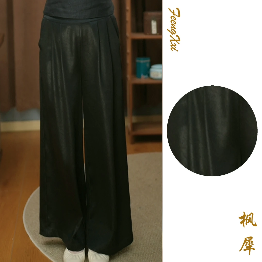 60姆米重锻裤子100桑蚕丝款香云纱