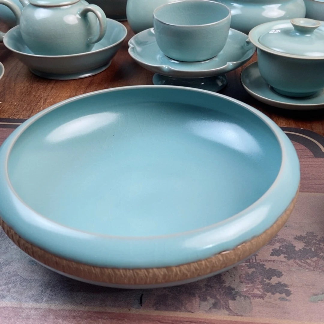 摆件原产地原矿汝瓷～茶器