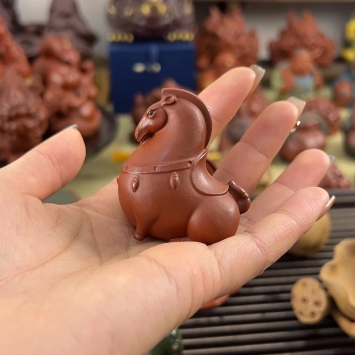 紫砂茶宠唐马紫砂