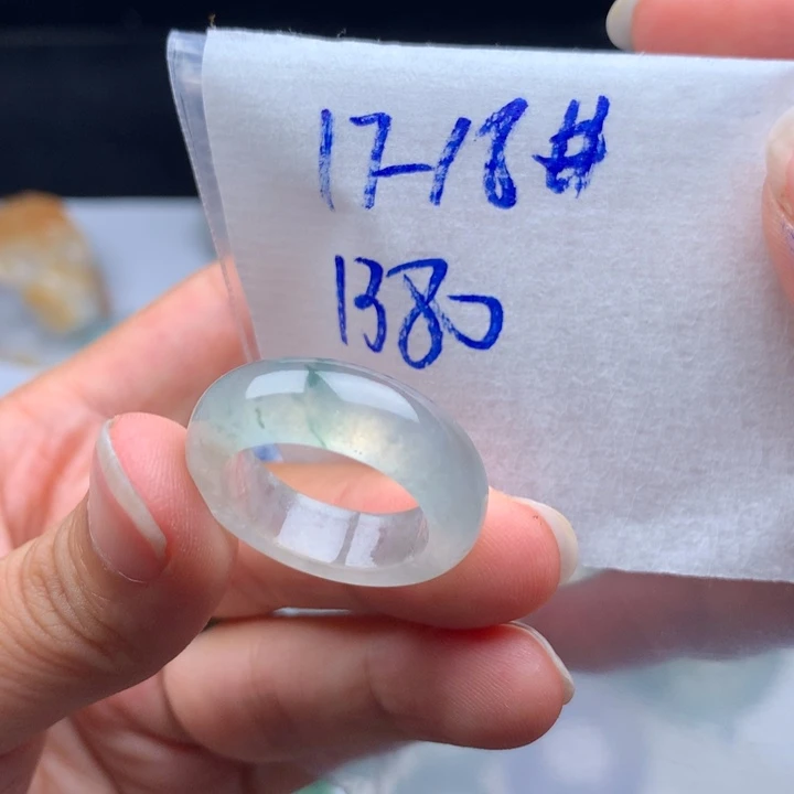 未镶嵌戒指翡翠戒圈