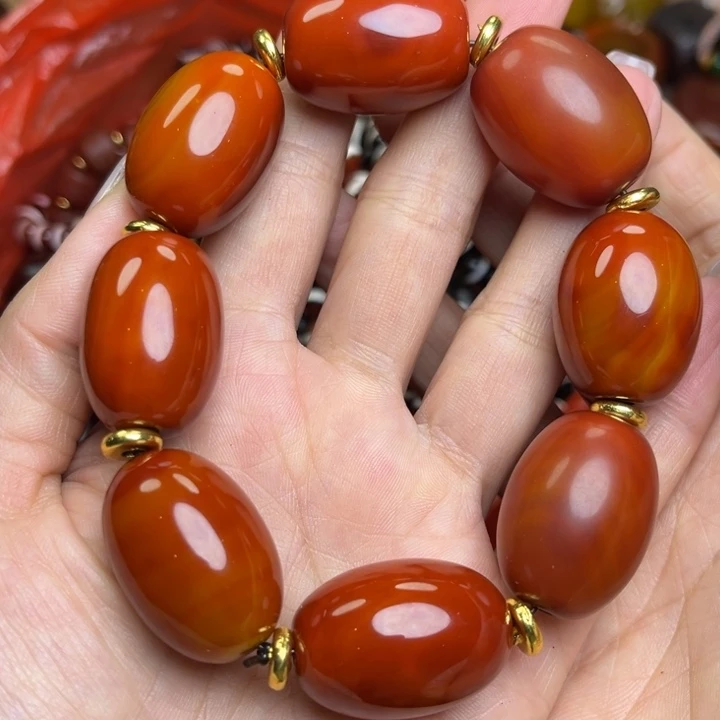 玛瑙/玉髓未镶嵌手链