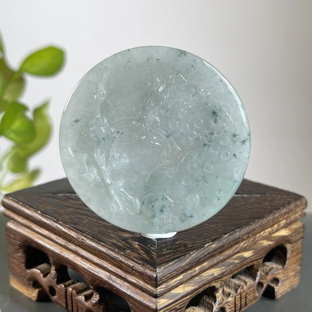 JXW21-36  天然缅甸A货翡翠  虎虎生威