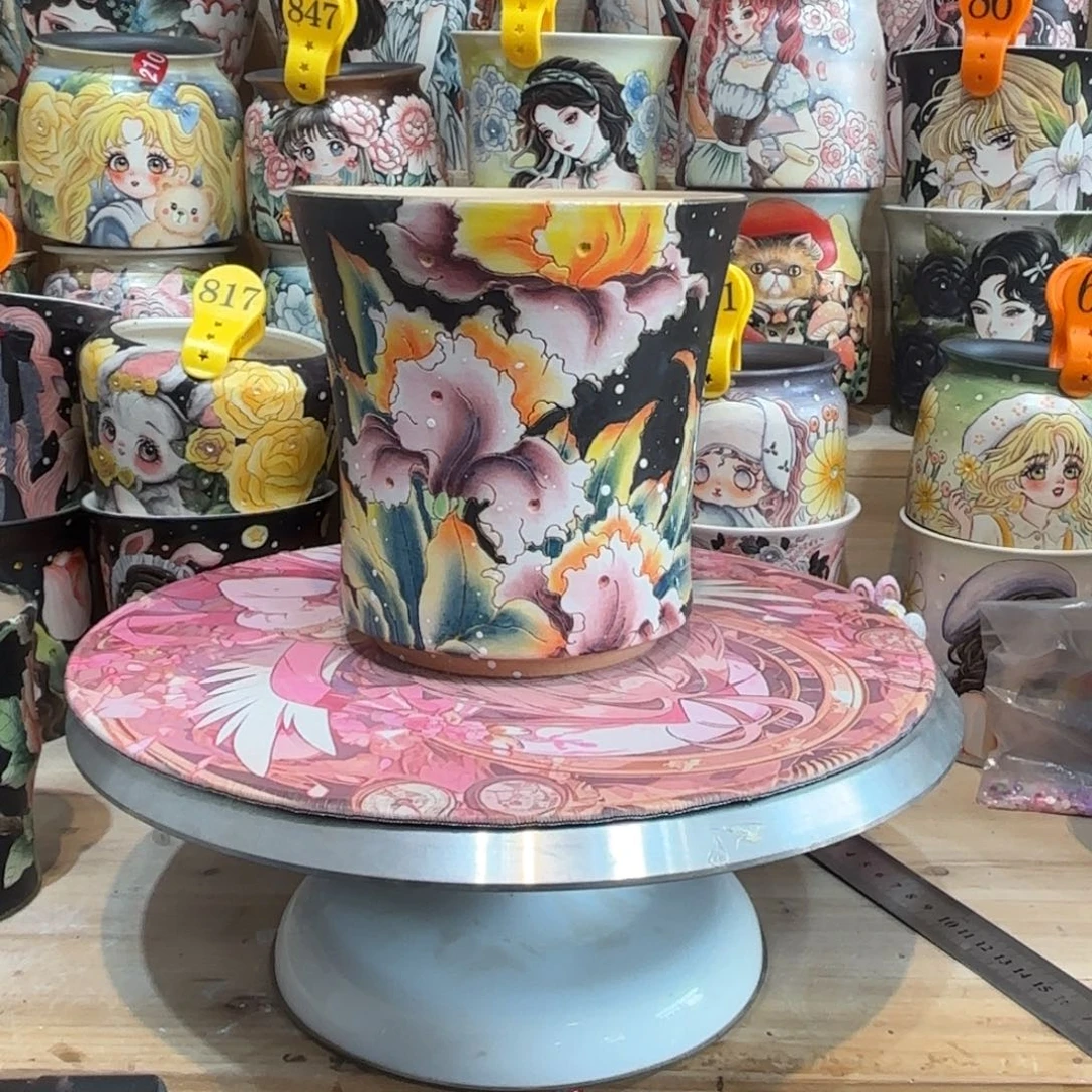 景德镇手绘花盆陶瓷14/15