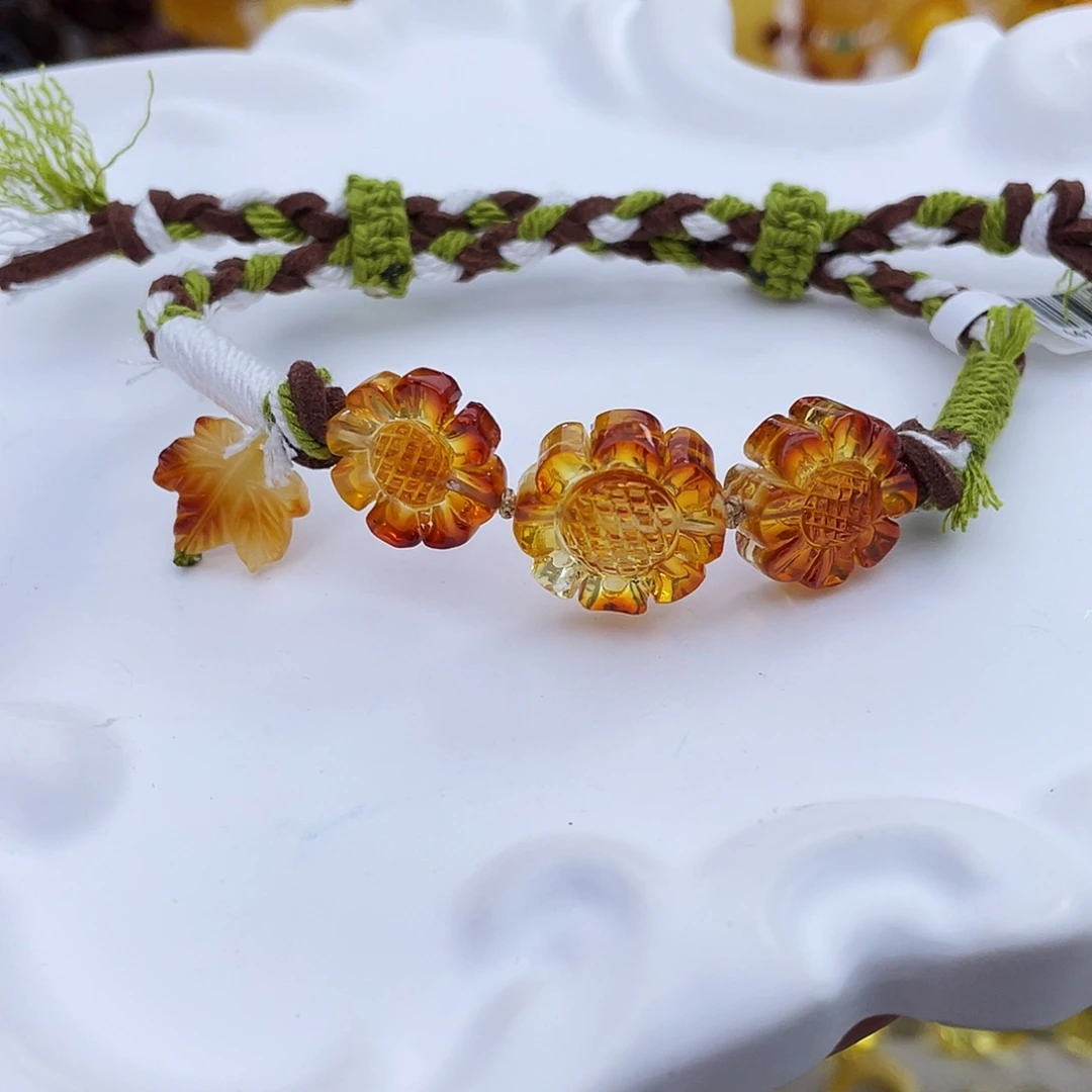 琥珀未镶嵌吊坠(赠链)