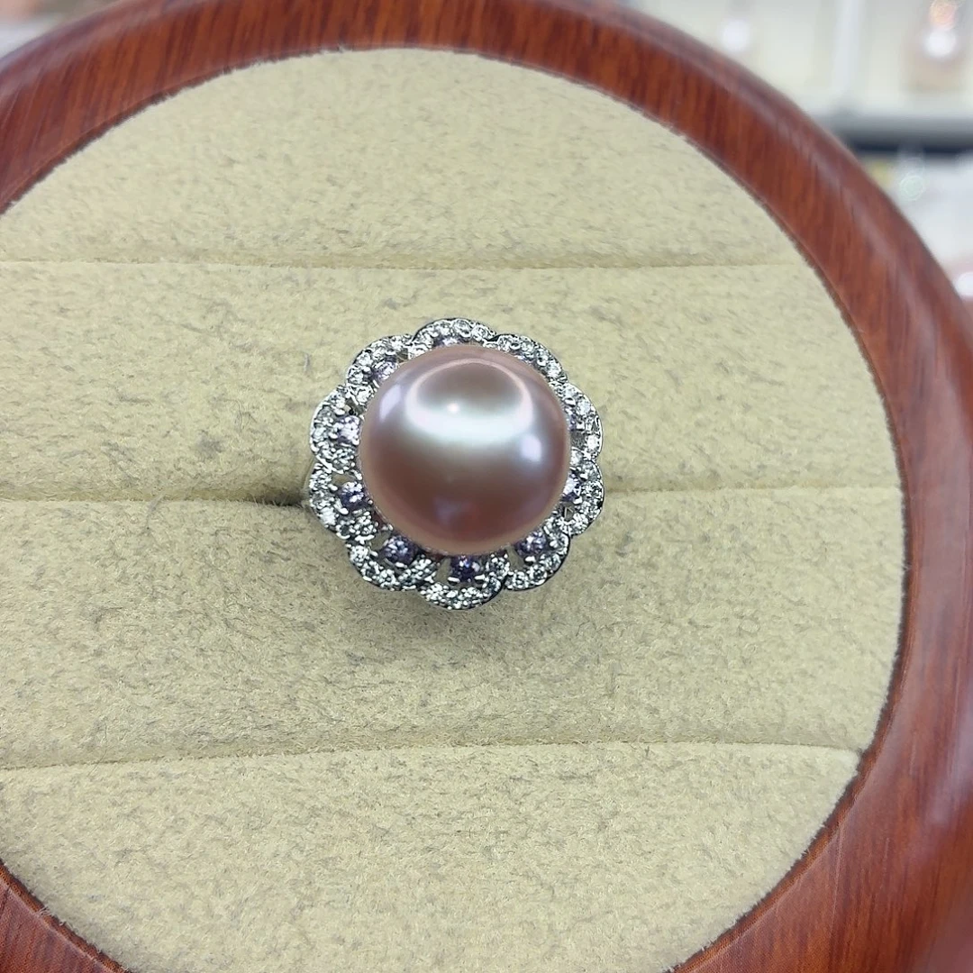 戒指合金淡水珍珠