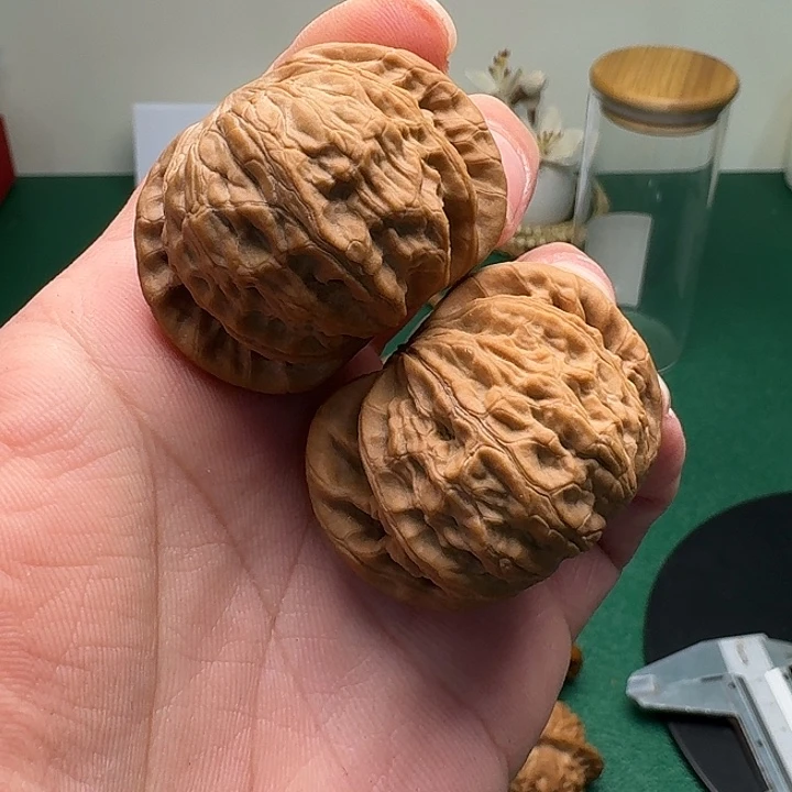 海***杆文玩核桃把件蓟县山地战鼓42尺