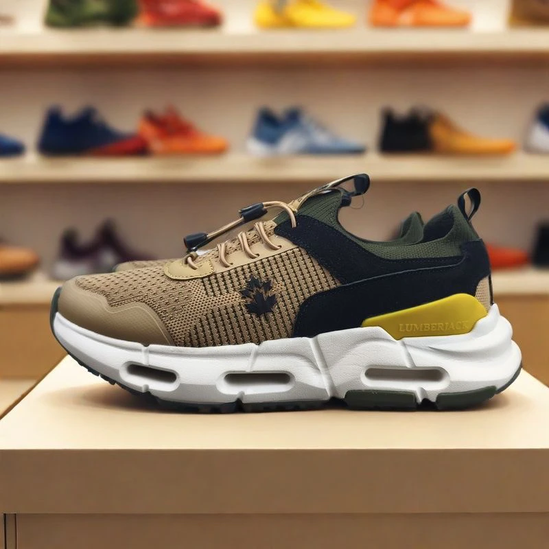 外贸原单 夏季减震飞织网面休闲鞋透气防滑百搭运动鞋轻便舒适