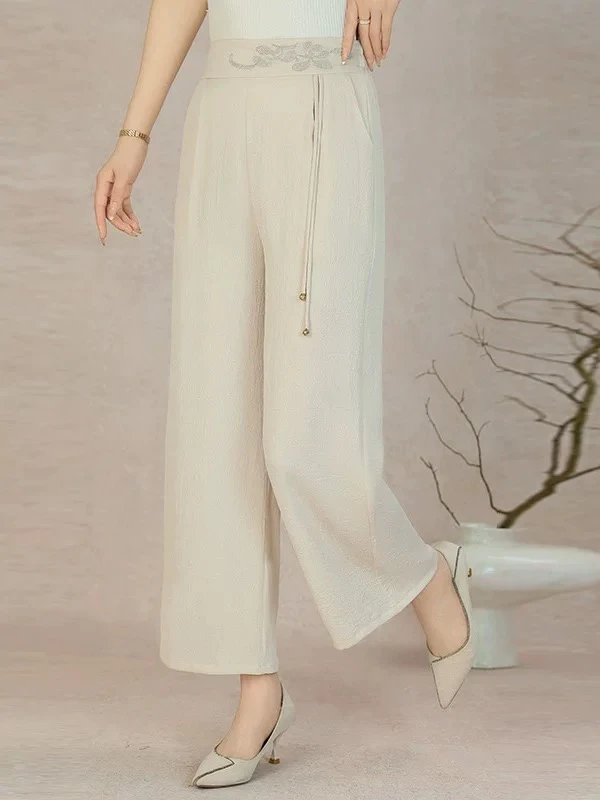 【专柜原单】MM牡丹窄版直筒裤