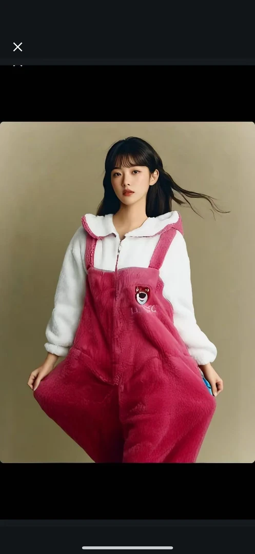 【柱哥粉丝专享】青春时尚活力满满保暖可外穿连体家居服ZZLX98979