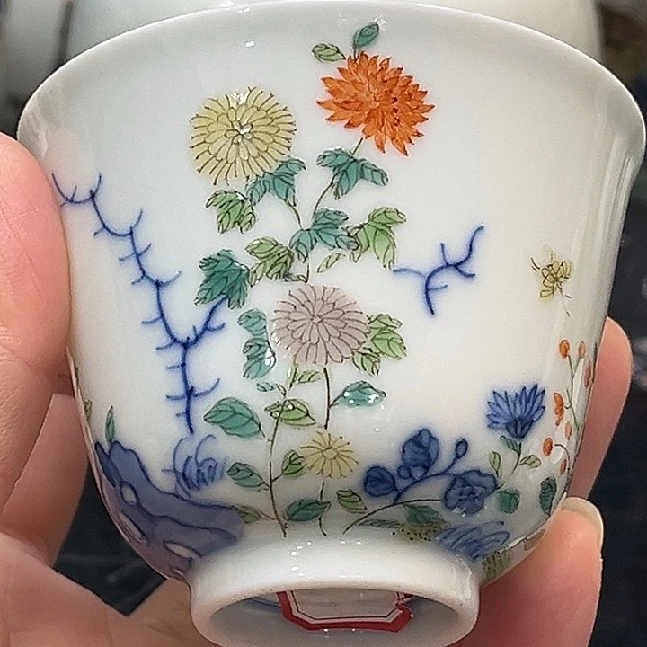 c***a菊花花纹杯杯杯杯