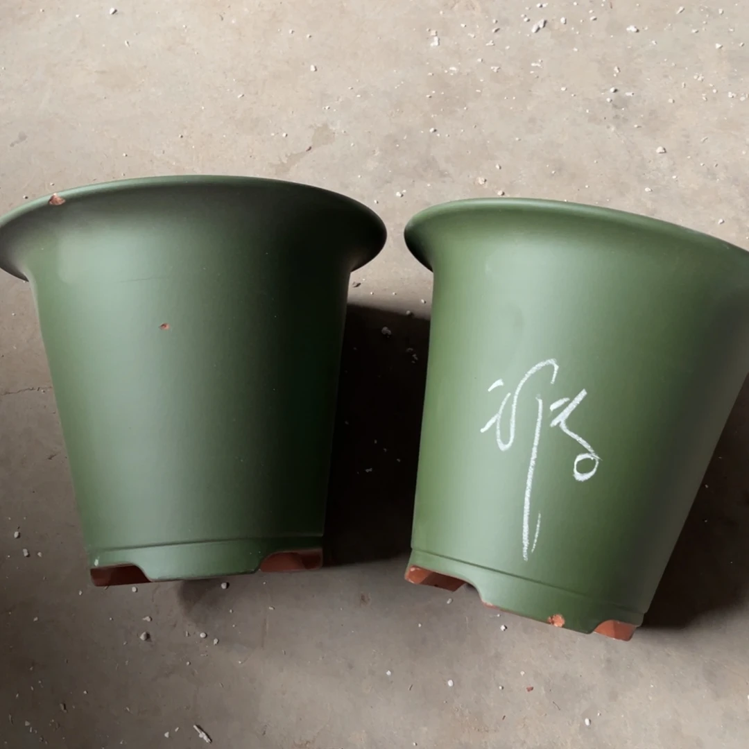 精品宜兴紫砂兰花盆口23高19