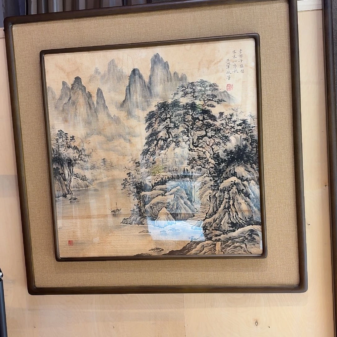 版画真人手绘作品