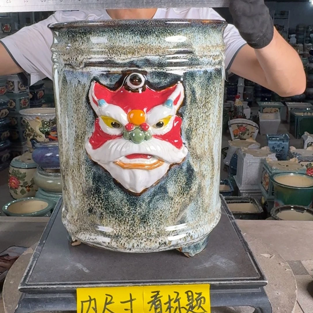 一风堂石湾花盆 内20*27
