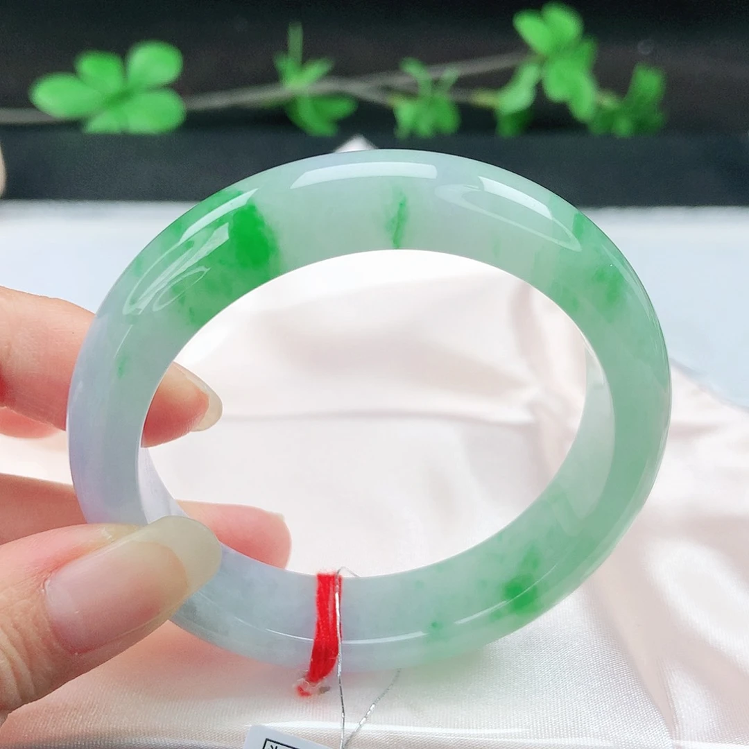 未镶嵌手镯翡翠55圈