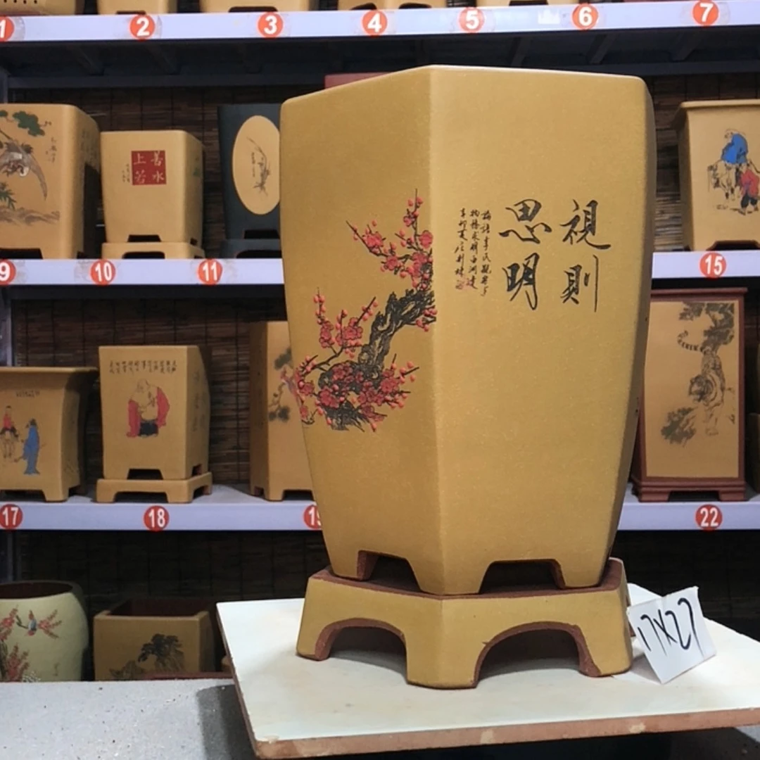 【闪购商品】紫砂花盆逍手工制作