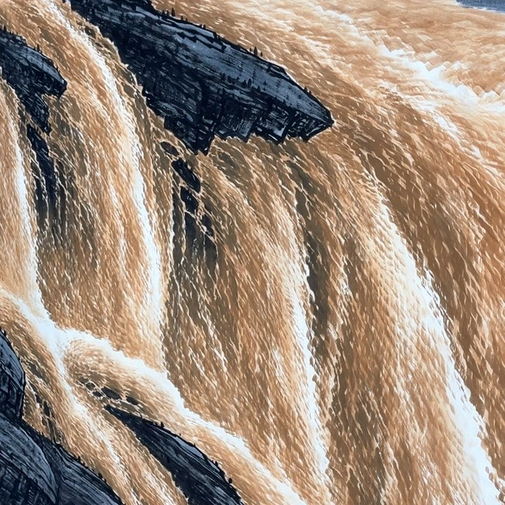 国画我的心好痛啊我的心真的好痛啊好痛啊好