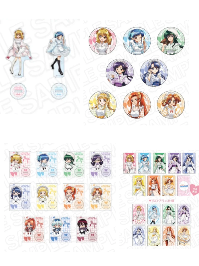 【人鱼的旋律】pop和服女仆系列吧唧小卡Q版立牌（盲盒代拆）