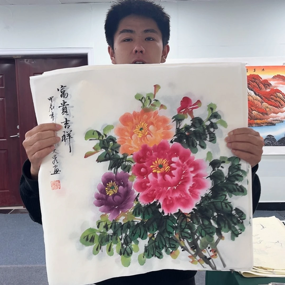 国画宣纸国画纯手绘字画