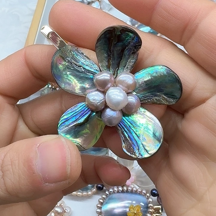 淡水珍珠珍珠银S925镶嵌