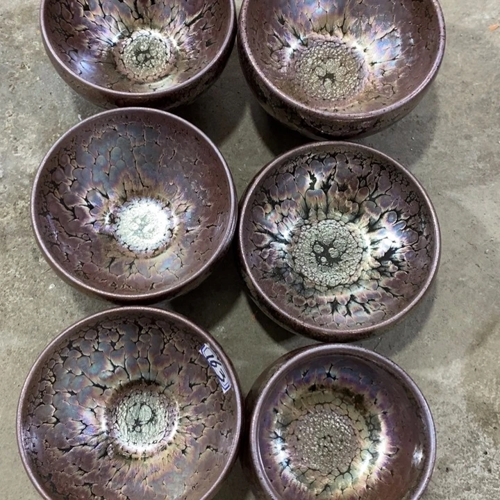 _***阶茶盏建阳建盏微瑕油滴