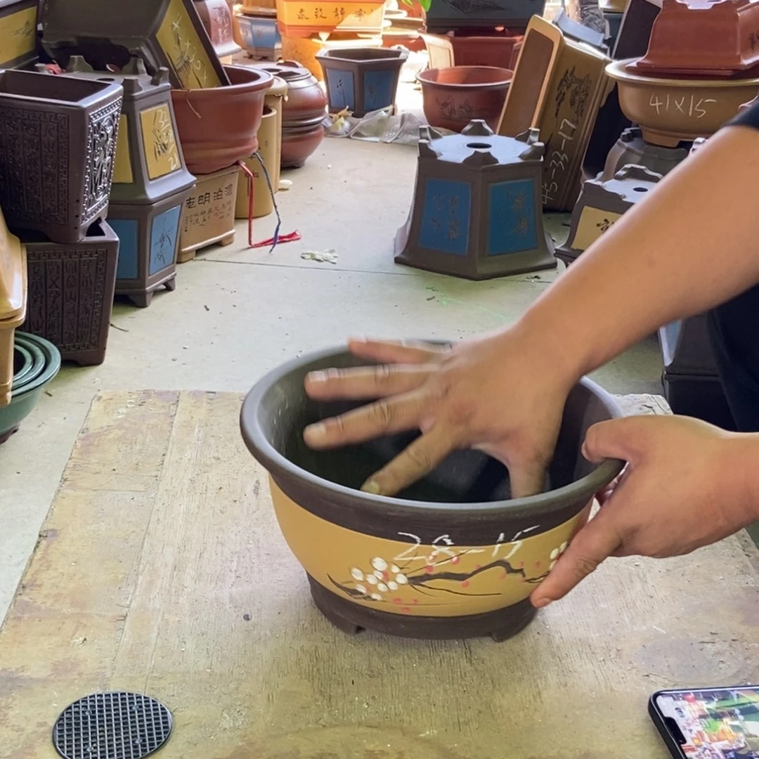 紫砂花盆紫砂紫砂