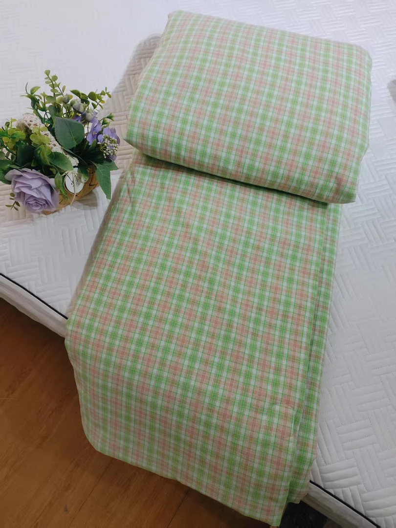 外贸韩式素锦纱～蚕丝多用双人夏被2✖️2.3（可做被套使用）微瑕～T235