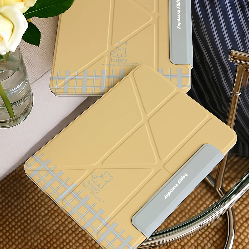 【百变搭扣郁狗】iPadair7代平板壳oppo4pro华为Air12小米7保护套