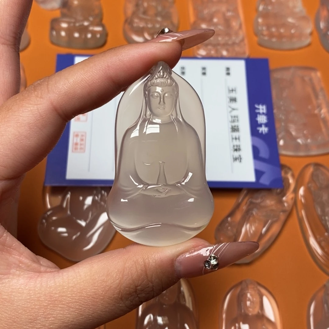 玛瑙/玉髓吊坠未镶嵌仙***叔