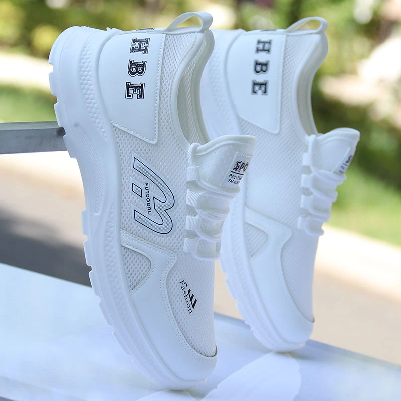 男士软底跑步鞋超轻运动鞋透气防臭男鞋耐磨防滑弹力减震旅游鞋子