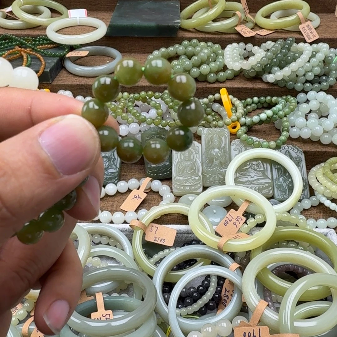 月***&和田玉未镶嵌手链