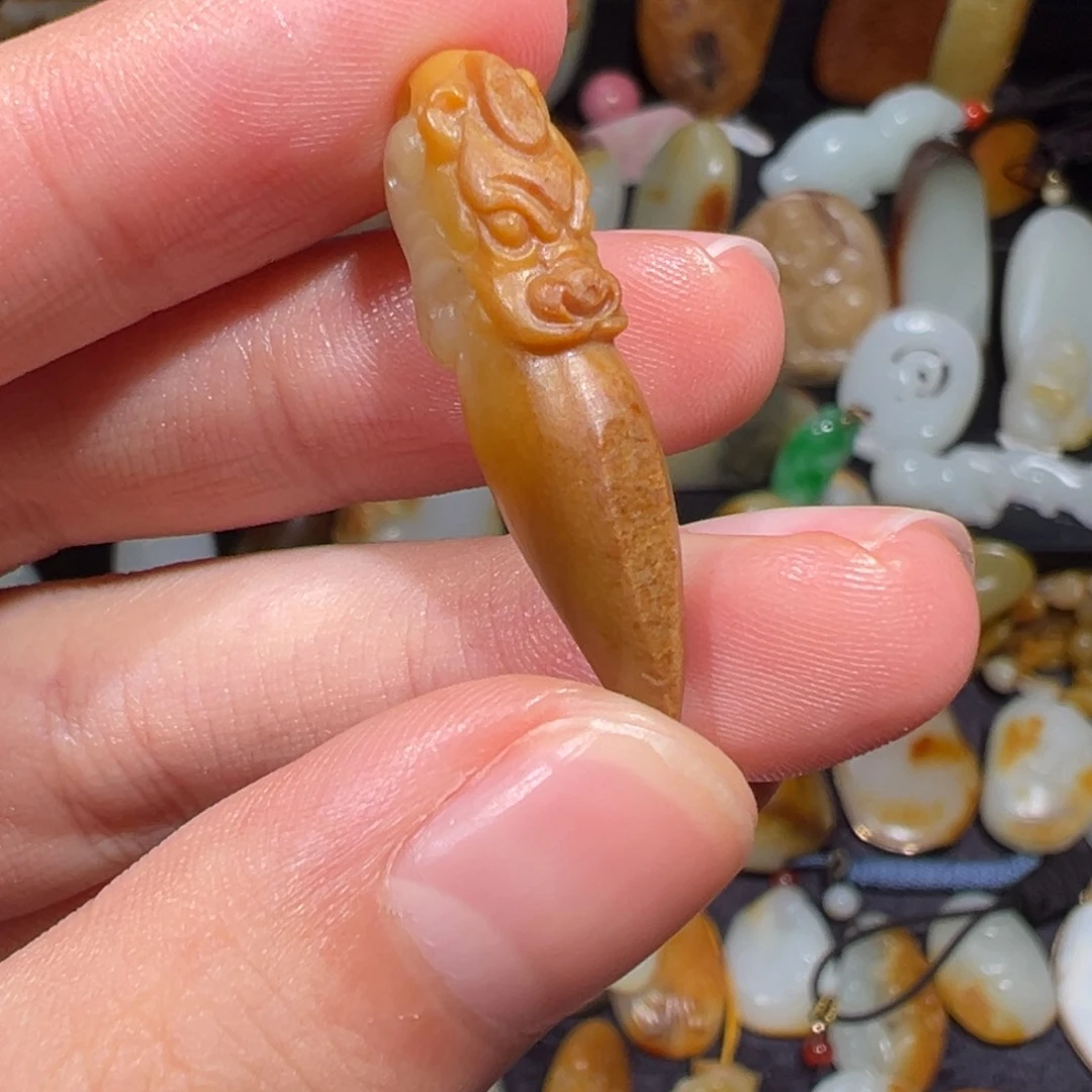 和田玉吊坠(不含链)未镶嵌