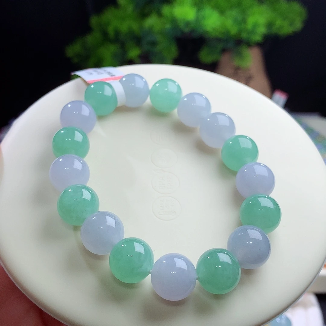 未镶嵌手串翡翠卡12mm