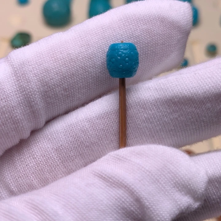 绿松石未镶嵌云纹7.4@*