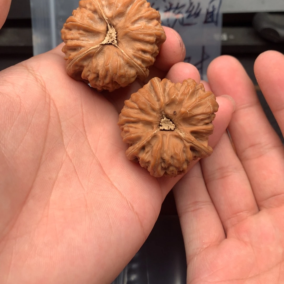 吊坠文玩核桃是**吖凹底三棱