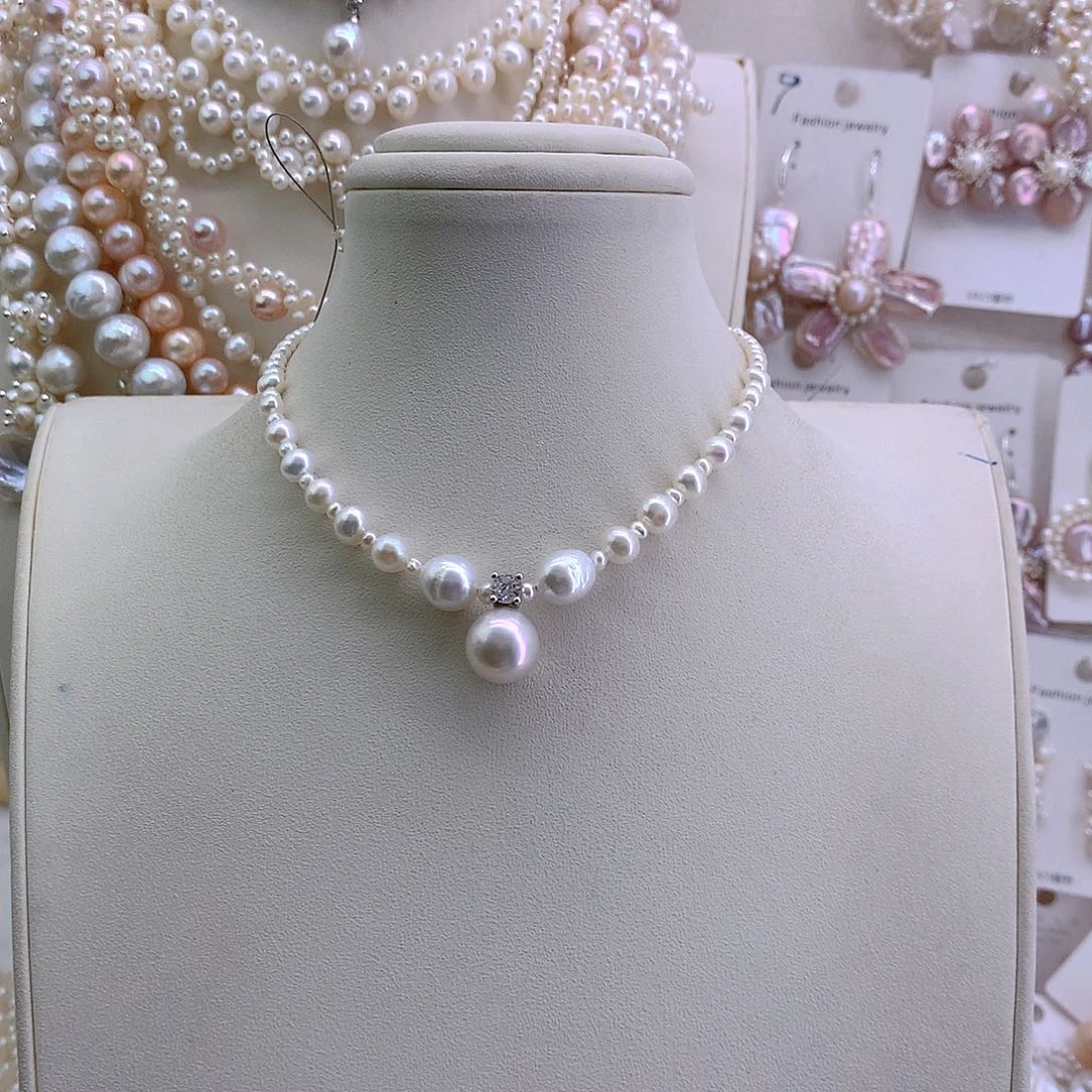 M****未镶嵌淡水珍珠项链