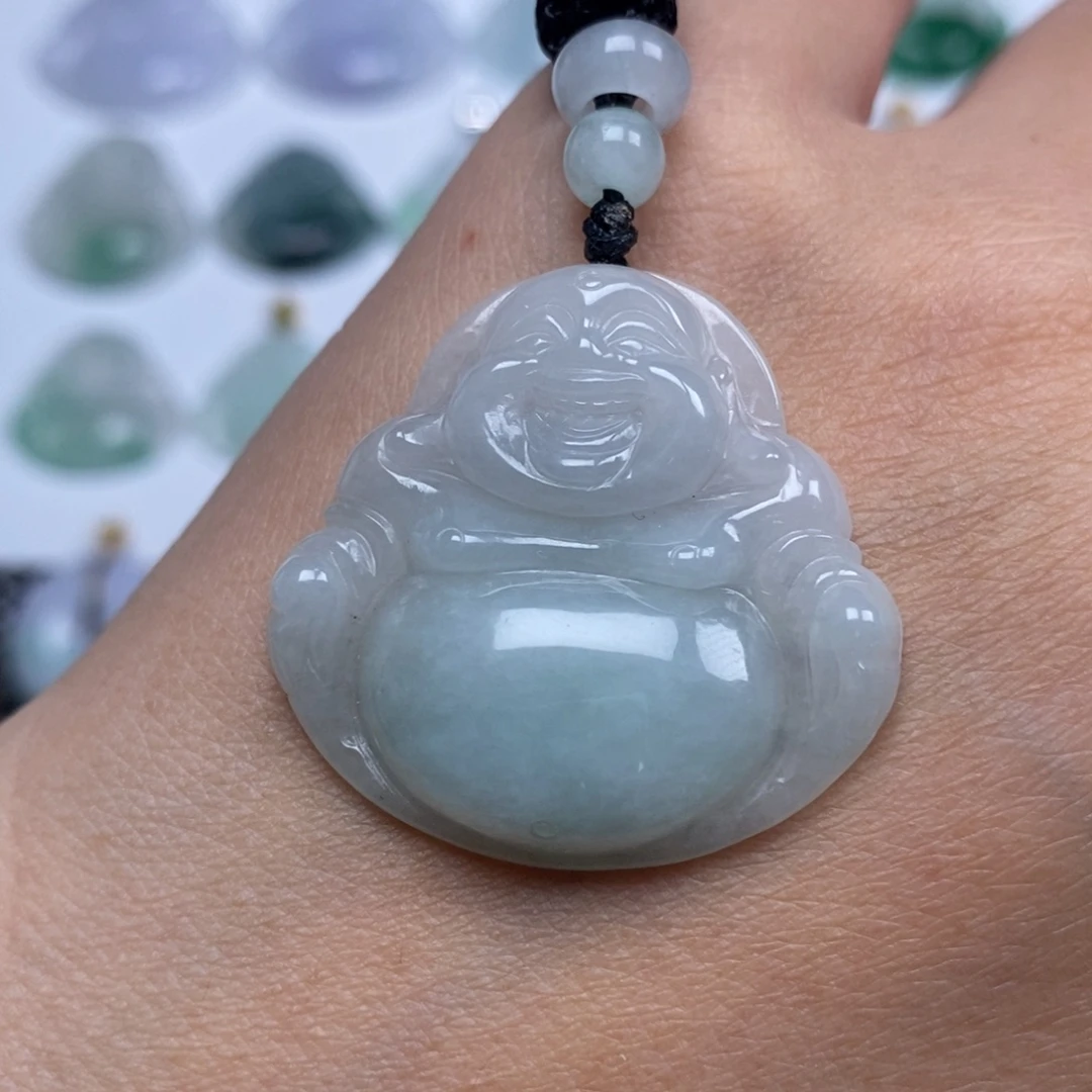 颈饰未镶嵌翡翠佛公