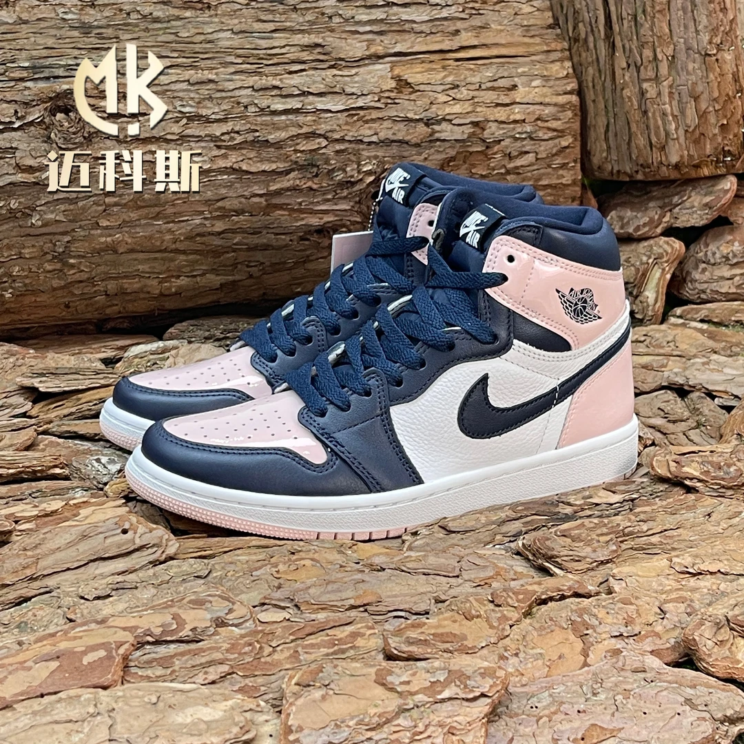 Air Jordan 1 OG AJ1黑粉脚趾泡泡糖高帮潮鞋运动球鞋 DD9335-641