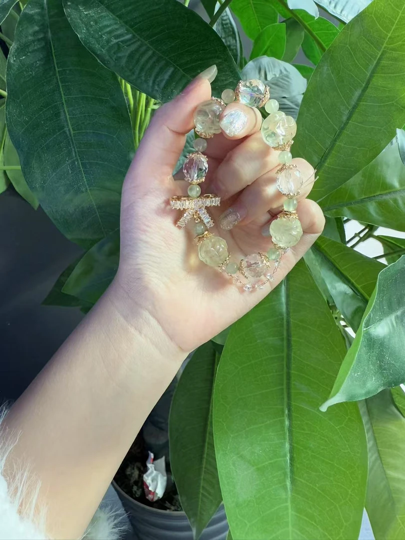 鎏金风大点位九尾水晶立体手工创意精美 多样性发其一