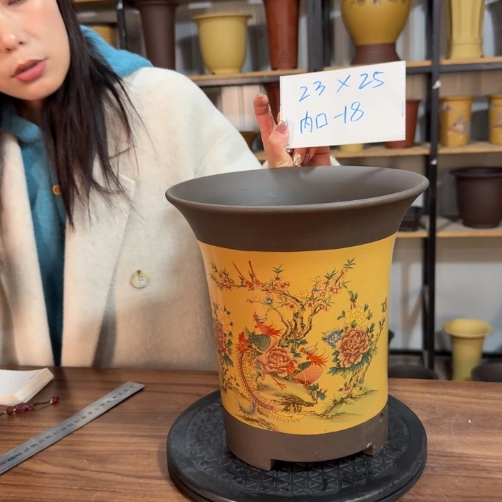 紫砂花盆紫砂花盆精品花盆