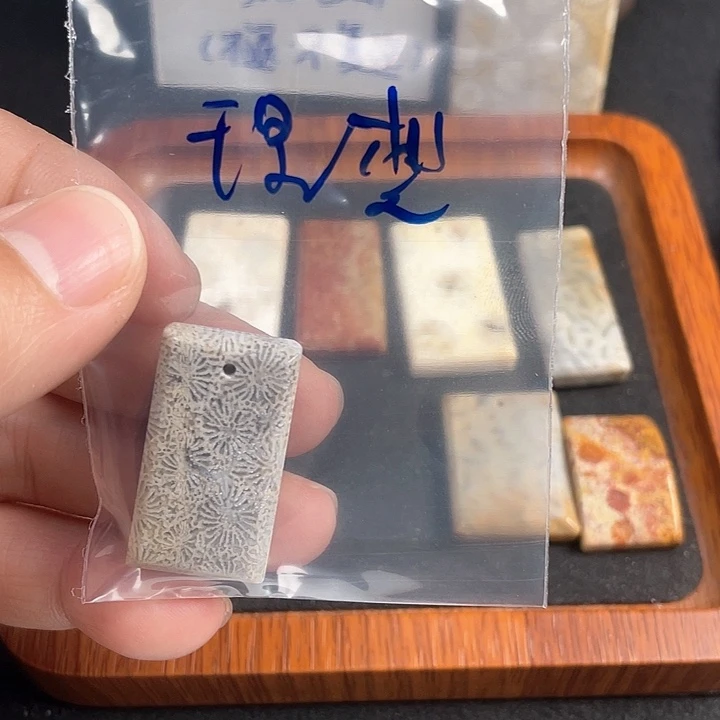 硅化珊瑚（珊瑚玉）吊坠(不含链)未镶嵌L***理