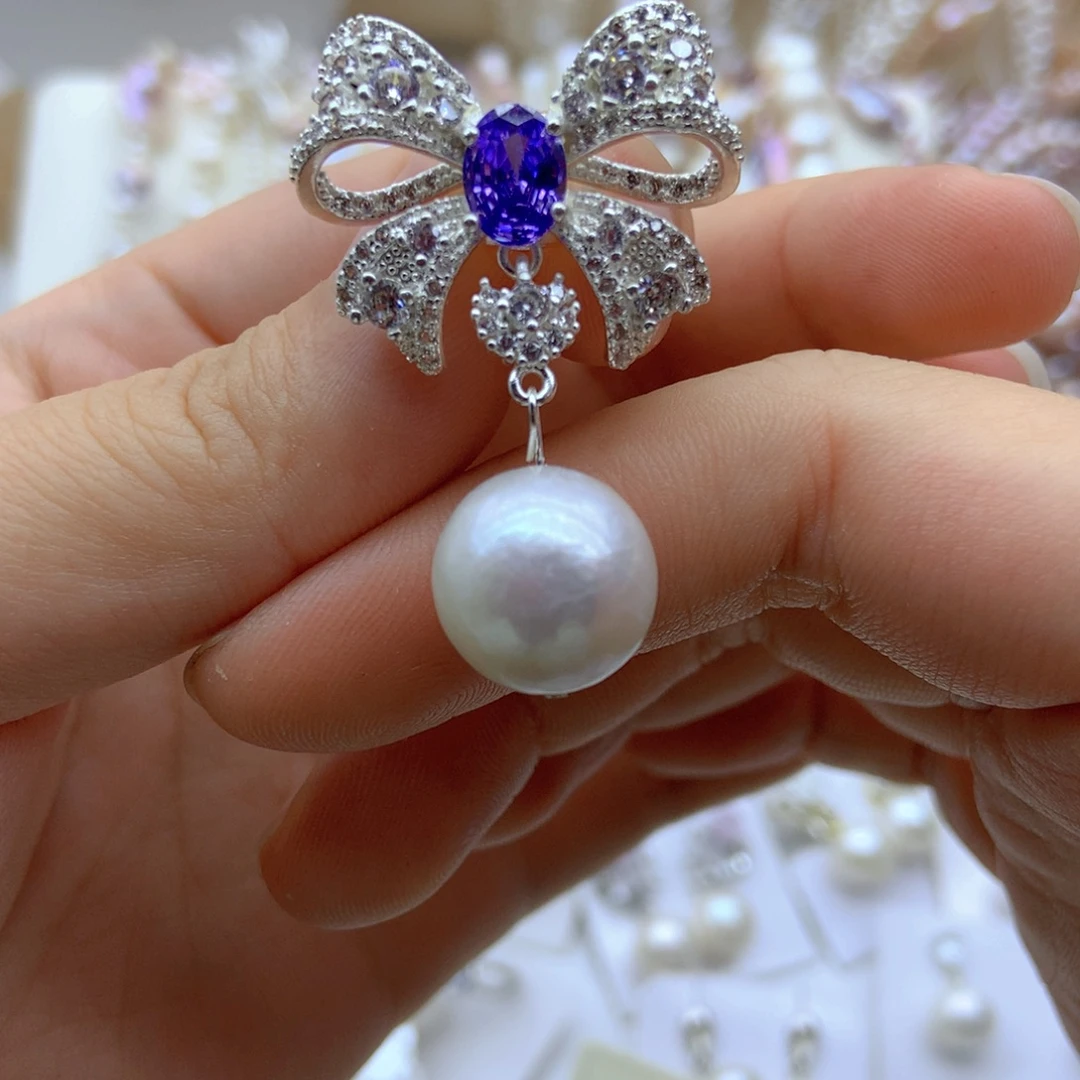 耳饰未镶嵌淡水珍珠