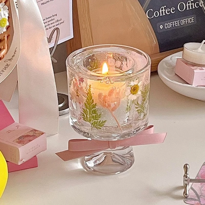 永生花香薰蜡烛烛台礼盒生日礼物送闺蜜朋友实用小众高级感伴手礼