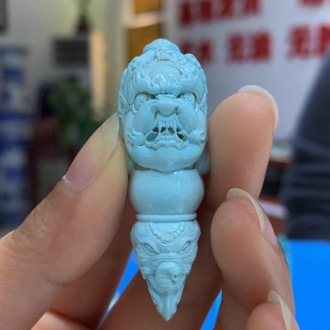 未镶嵌绿松石吊坠