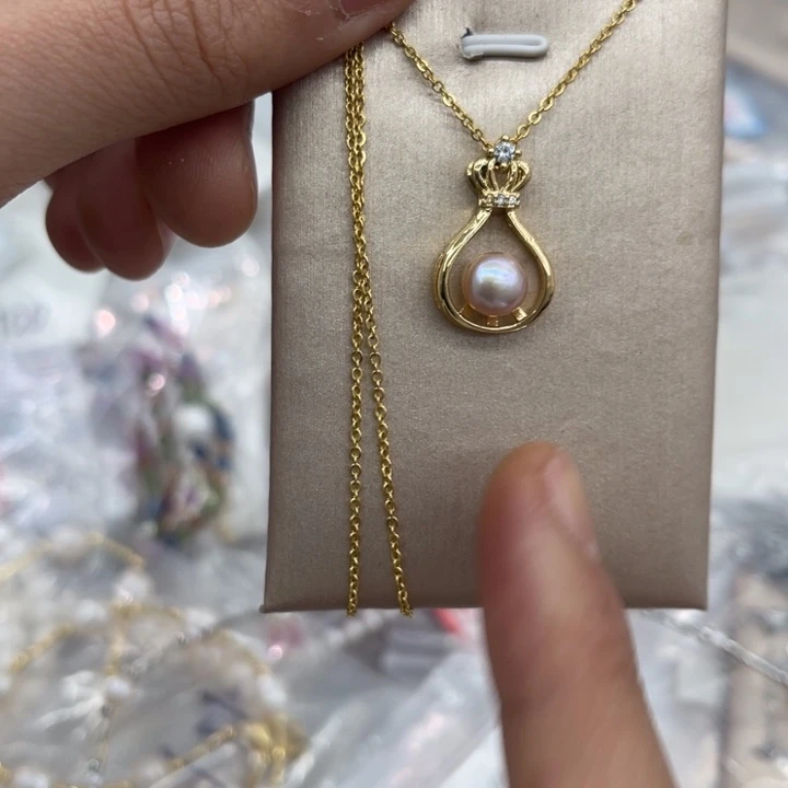 颈饰淡水珍珠未镶嵌19