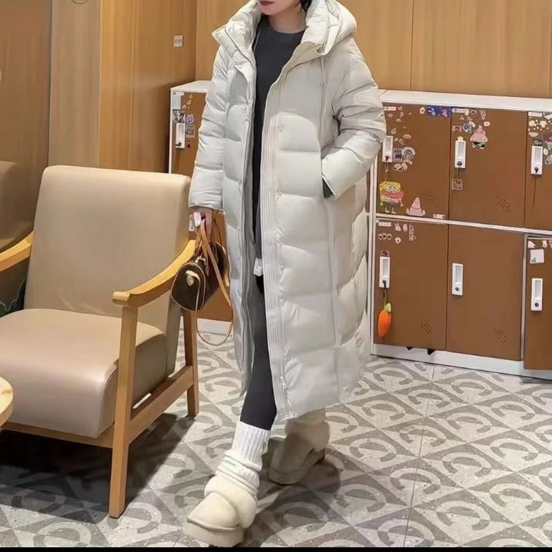 EBY《8751好运连连》香港一诺长款羽绒服一体连帽