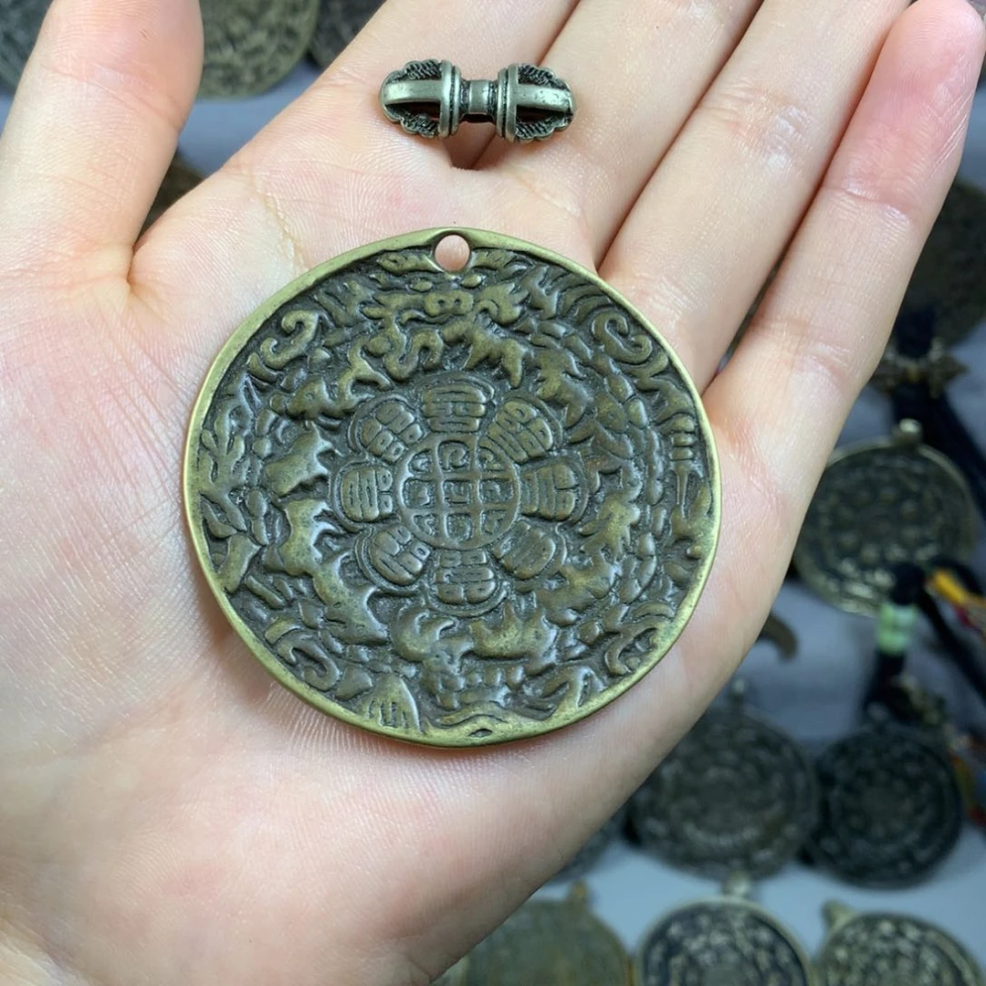 香榧木加**子藏传九宫八卦牌