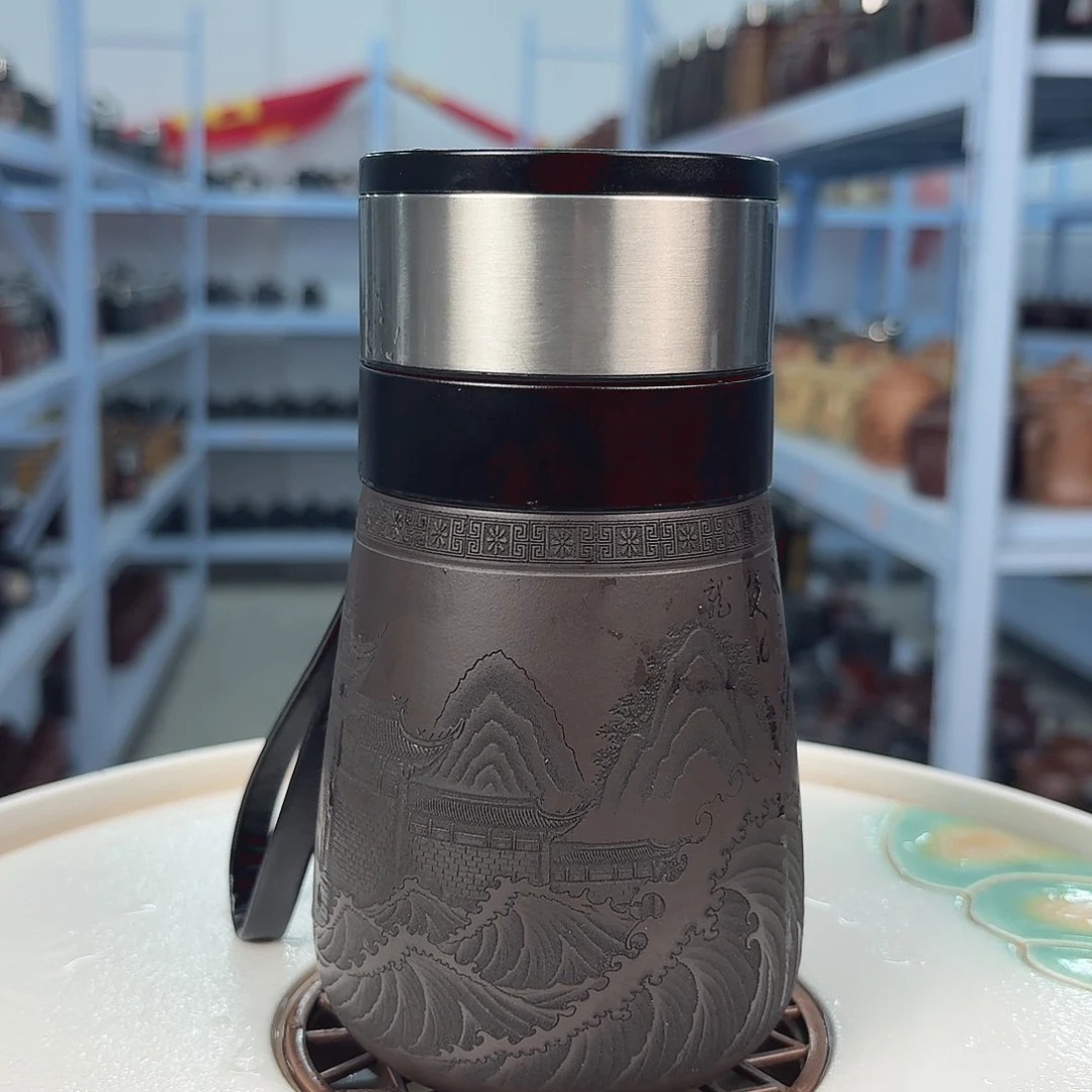 小浪次紫砂盖杯很好很好