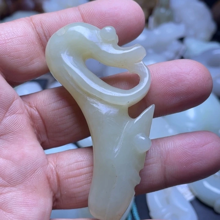 和田玉吊坠(不含链)未镶嵌