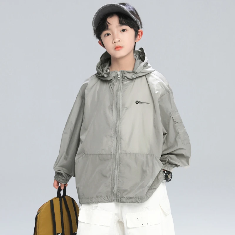 童装男童夏装防晒衣外套2025新款夏款薄款儿童夏季防晒服中大童潮