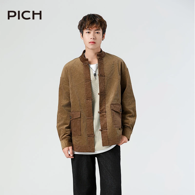 PICH 中式灯芯绒外套